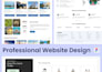 create a professional landing page UI UX design in figma